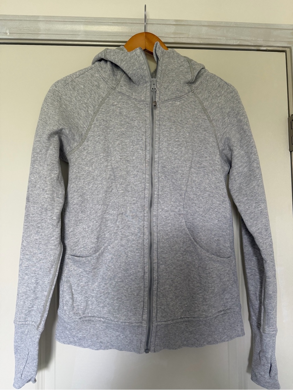 lululemon athletica Heather Gray Full-Zip Hoodie